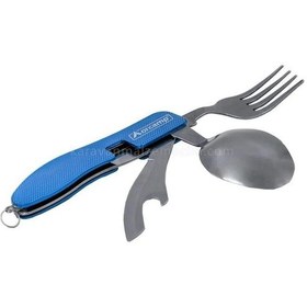 Resim Orcamp Out-1350 Katlanır Çatal Kaşık Bıçak Seti - Mavi-647 