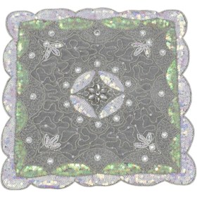 Resim El İşi Otantik İnce Kum Boncuklu Masa Fiskos Sehpa Örtüsü 5974 