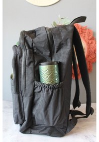 Resim Citycenterfashion Unisex Krinkıl Okul Sırt Çantası Ortaokul Lise Üniversite Su Geçirmez Kumaş Laptop Cepli Cty-lbn-104 Siyah 