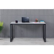 Resim Arpelia Çalışma Masası 140x70x73 Cm Dikdörtgen Ayaklı Antrasit 