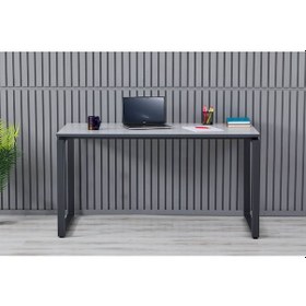 Resim Arpelia Çalışma Masası 140x70x73 Cm Dikdörtgen Ayaklı Antrasit 