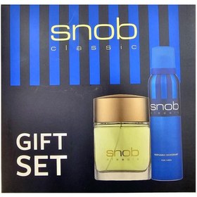 Resim Snob Classic Edt & Deodorant For Men Hediyeli Set 100 + 150 ml 