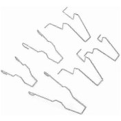 Resim 6 Adet Far Tutucu Klips, H1/h3/h4/h7 Ampuller İçin Çelik Far Yay Klipsi 