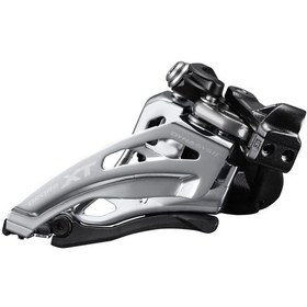 Resim Shimano Xt Fd-m8020-l Alttan Kelepçe Önden Çekme Orta Aktarıcı 2x Kırmızı - Siyah 