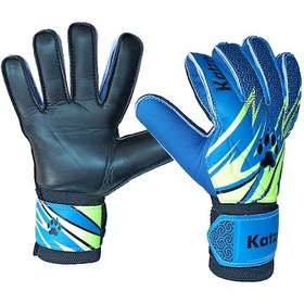 Resim Katze Serathor Kaleci Eldiveni Mavi Mavi - Siyah 