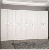 Resim Minar Kale 210 Cm 8 Kapaklı 6b Raf Portmanto Byz Mbr İlkbahar Byz 