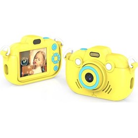 Resim Maiyame Çocuklar İçin 2.7k Çözünürlüklü 36mp Dijital Fotoğraf Makinesi, Led Işıklı Selfie Ve 2.4 İnç Ips Ekran 3-12 Yaş 