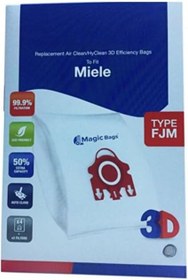 Resim MIELE Aluminium ile uyumlu seninürünün 5 Katlı Kutulu Bez Toz Torbası 12 Adet + 3 Micro Filtresi 