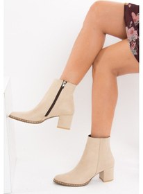 Resim Fox Shoes Bej Kadın Bot C654013302 Bej 