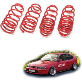 Resim Toyota Corolla Uyumlu spor yay helezon 35mm/35mm 1992-1998 Coil-ex 