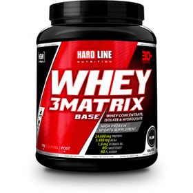Resim HARDLINE Whey 3Matrix Base Sade 908g 