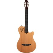 Resim Godin Multiac Grand Concert Deluxe Elektro Klasik Gitar (Natural) 