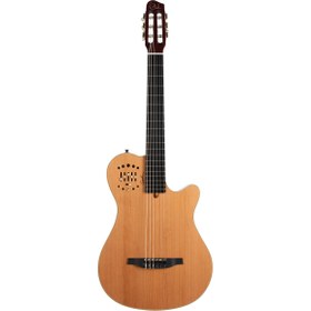 Resim Godin Multiac Grand Concert Deluxe Elektro Klasik Gitar (Natural) 