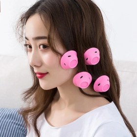 Resim Suya Dayanıklı Yıkanabilir Silikon Maşa Saç Şekillendirici Bigudi 