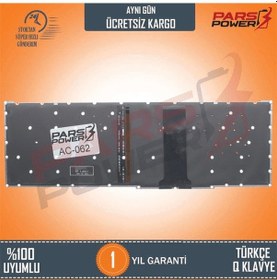 Resim Acer Uyumlu Nitro 5 AN515-55 NH.Q7JEY.008 Klavye Işıklı (Siyah TR) (Pars Power) Ver.1 - Kırmızı Aydınlatma 501238 