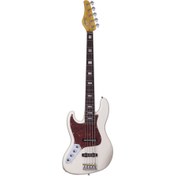 Resim Schecter Diamond-J 5 Plus LH Solak Bas Gitar (Ivory) 