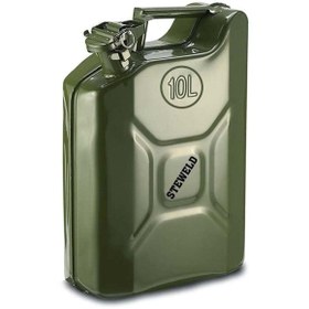 Resim özgürce 10 Litre Metal Yakıt Bidonu, Dayanıklı ve Güvenli Depolama Çözümü 