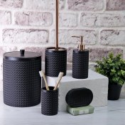 Resim Selim Wicker Banyo Set 