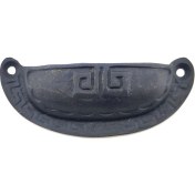 Resim TE Dükkan Buğz Antika Tarz Dekoratif Pirinç Çizgili Tas Mobilya Kulbu - 37X90 Mm, Oksit 