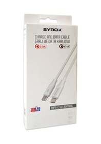 Resim Syrox 3.0A Type-C To Lightning Şarj & Data Kablo Pd18Lk Syrox Pd18Lk 