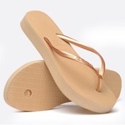 Resim Havaianas Slim Flatform Gold Kadın Terlik 