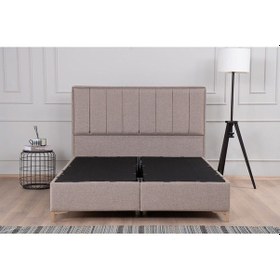 Resim Kilim Mobilya Gold Therapy Sandıklı Baza Ve Başlık Seti Kahverengi ( Yatak Dahil Değildir ) 140x190 Kahverengi 