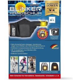 Resim Grand Wolf GW-2835 - Blinker Sinyalli Bisikletçi Eldiven 