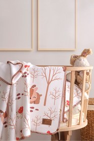 Resim MirCotton Polar Baskılı Bebek Battaniyesi 85x110cm 