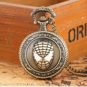 Resim hediyeconcepti Marvel Örümcek Adam Steampunk Vintage Köstekli Cep Saati 
