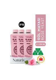 Resim Naturix Akne Önleyici Gül Mayası 3 x 250 ML 