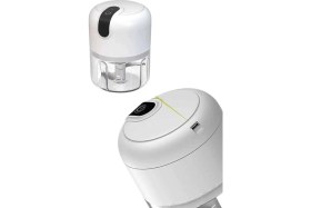 Resim Ronanna Mini Doğrayıcı Rondo Taşınabilir Mini El Blender Paslanmaz Çelik 