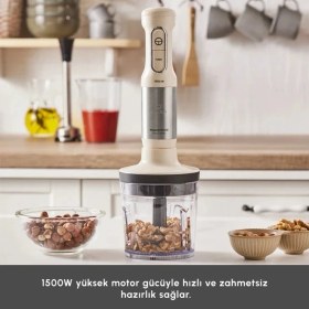 Resim Mastermaid 1500 W Çok Amaçlı Mutfak Robotu Inox Gövde 