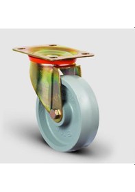 Resim Ez01Vkv125 Döner Tablalı Döküm Tekerlek Çap:125 Sanayi 