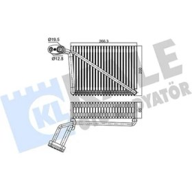 Resim Kale 350085 - Klima Evaporatör A4-Passat 1.6-1.8-1.9 Tdi-2.0 97-05 A4 95-01 200×262X65 8FV351211191 