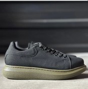 Resim Knack Yüksek Taban Günlük Ayakkabı Tırtıklı 041 Siyah Siyah 