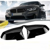Resim BMW F30 2012-2018 PARLAK SİYAH BATMAN AYNA KAPAGI 