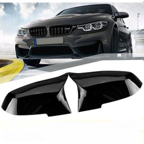 Resim BMW F30 2012-2018 PARLAK SİYAH BATMAN AYNA KAPAGI 