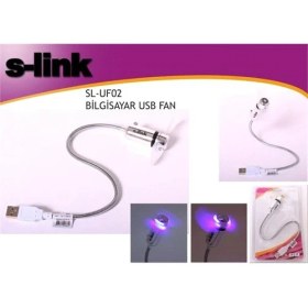 Resim S-Link Sl-Uf02 Anahtarlı + Ledli Usb Fan 