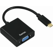 Resim Hama Adaptör USB C Fiş -VGA Soket Full Hd 
