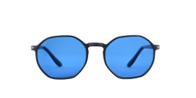 Resim SANTORINI Matte Black Blue Güneş Gözlüğü 