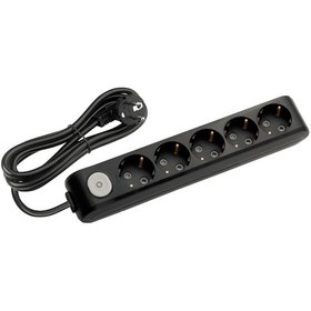 Resim Viko Multi-let 5'li Grup Priz Anahtarlı Topraklı Çocuk Korumalı 5 Metre Siyah - 90137505 