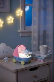 Resim Miniso Sanrio Lisanslı Cinnamoroll Bebek Arabası Temalı Dekoratif LED Gece Lambası ve Oda Aydınlatması 