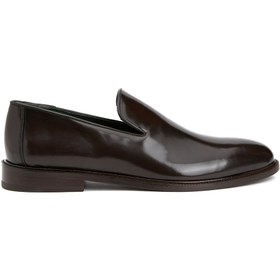 Resim George Hogg Kahverengi Erkek Deri Loafer 
