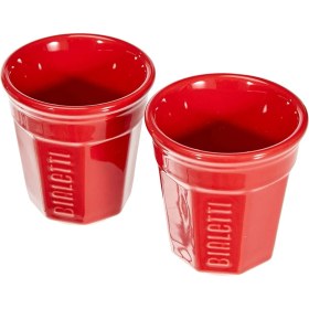 Resim - Set Mini Express: Ocak Üstü Espresso Pişirici + 2 Cups - Renk Kırmızı 