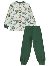 Resim Civil Boys Kids Armalar Baskılı 2-5 Yaş Pijama Takımı - Yeşil - Soft Yeşil / 3-4 Yaş 