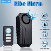 Resim Xuweiwei Ynf Bisiklet Hirsizlik Alarmi Siyah 113db Yuksek Sesli Alarm Uzaktan Kumanda Titresimli Ip65 Su Gecirmez 6 Ay Pil Omru 