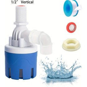 Resim Willowhaven 1/2" Dikey Vana Su Seviye Valfi Otomatik Plastik Depo Havuz 