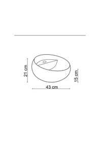 Resim Lena Eh -4660S Tezgah Üstü Lavabo 