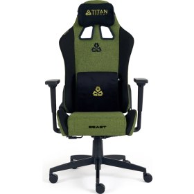 Resim Titanseat Beast Green Kumaş Oyuncu Koltuğu 