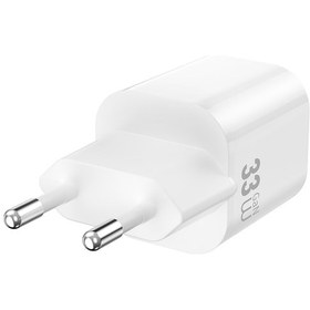Resim Wiwu Wi-g017 Cube Serisi Type-c Pd & Usb-a Gan Tech Pd Hızlı Şarj Mini Şarj Başlığı 33w Beyaz 